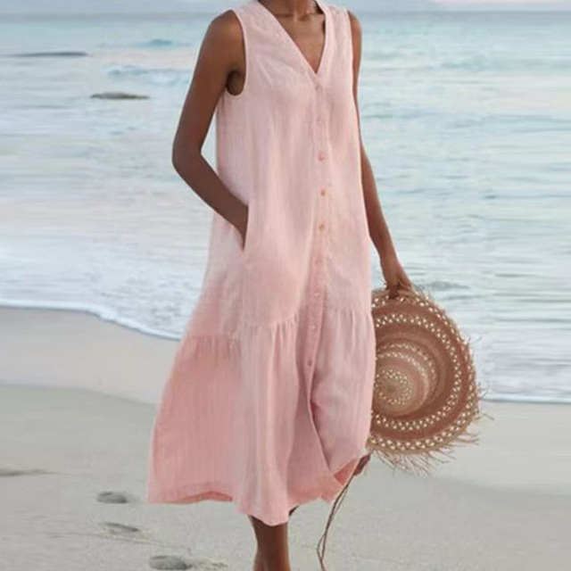 Hygea - Stylish Tummy Covering Summer Dress