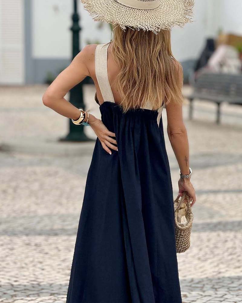 Inoelle - Cross Neck Dress