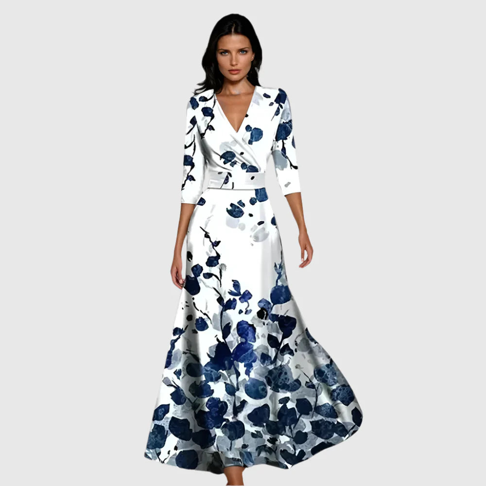 Terpsichorea - Elegant Floral Dress