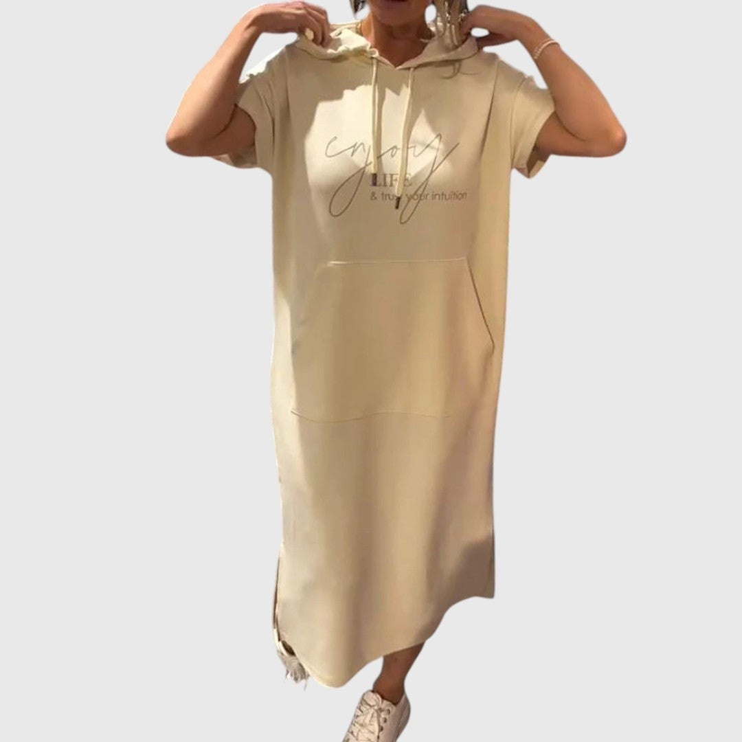 Ione - Casual Hoodie Dress