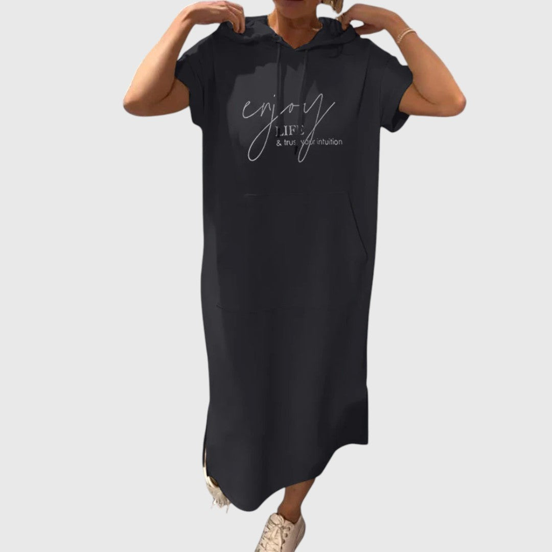 Ione - Casual Hoodie Dress