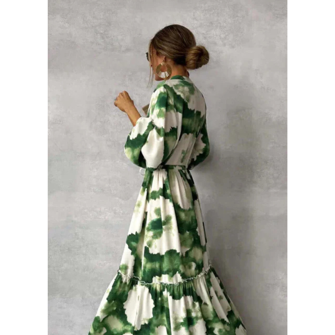 Philomelaessa - Ladies Elegant Flowing Floral Maxi Dress