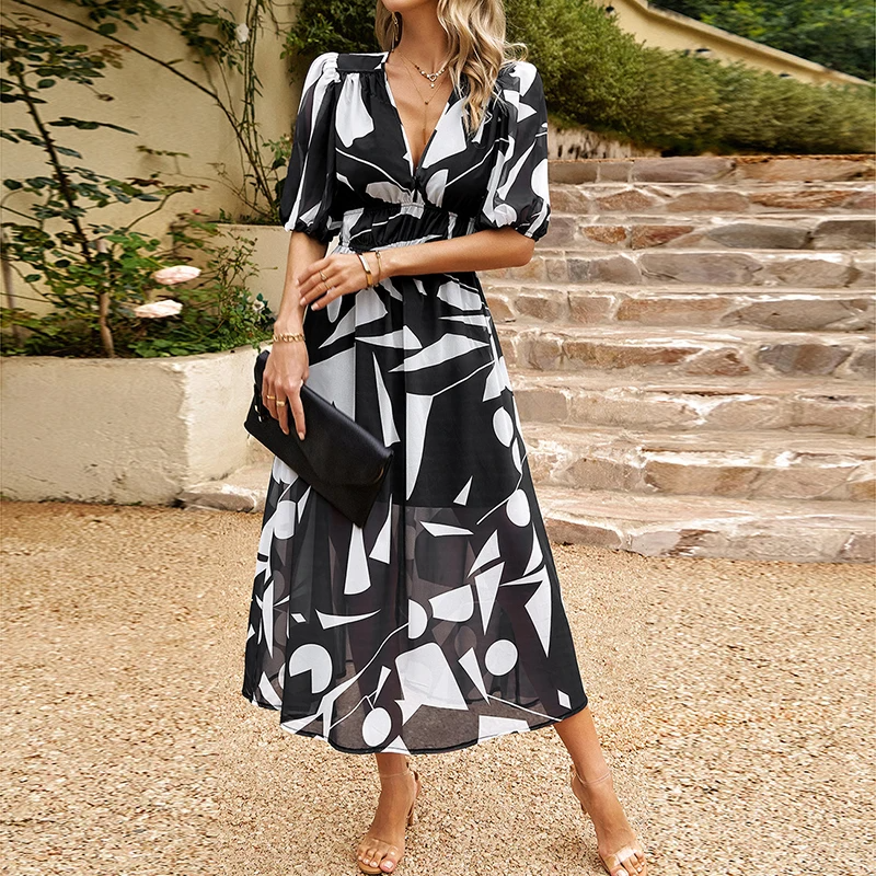 Maera - Trendy floral dress