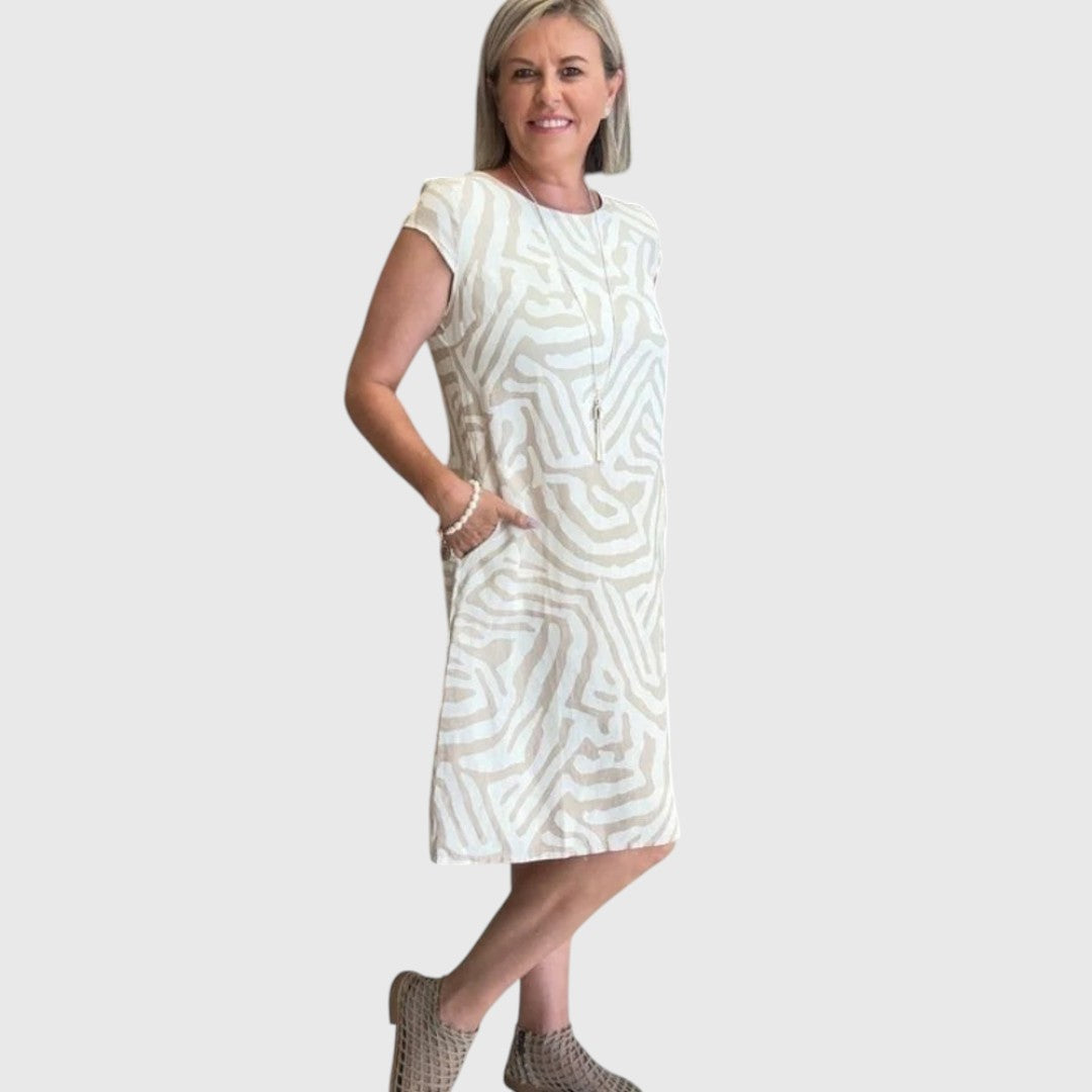 Xanthe - Summer dress with round neck