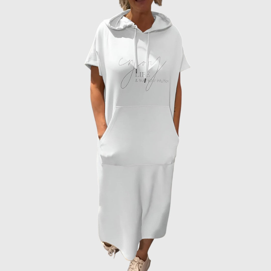 Ione - Casual Hoodie Dress