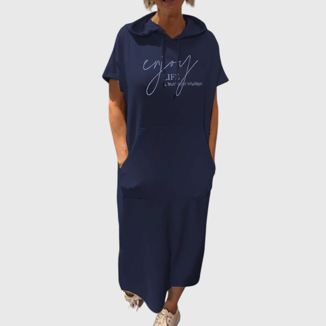 Ione - Casual Hoodie Dress