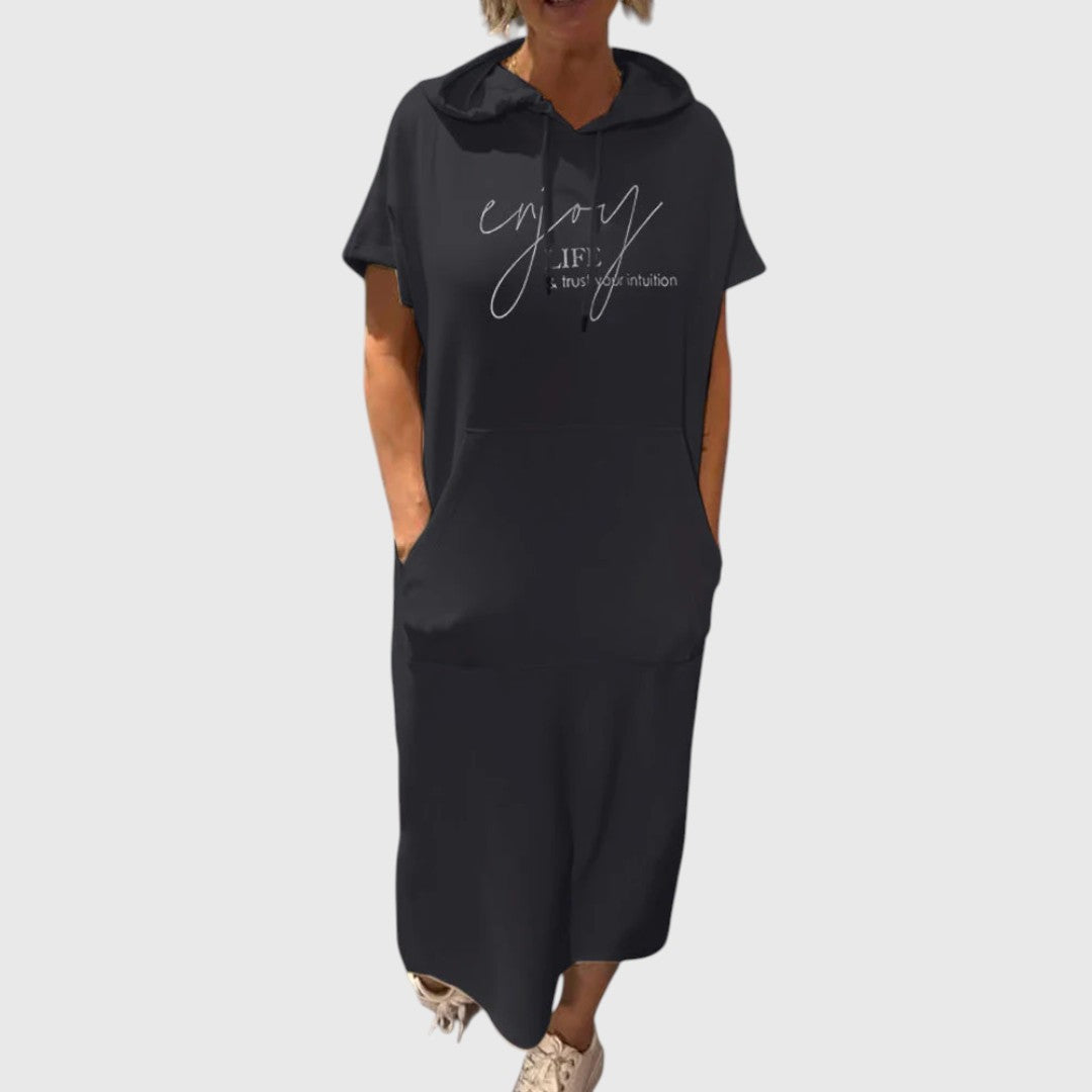 Ione - Casual Hoodie Dress