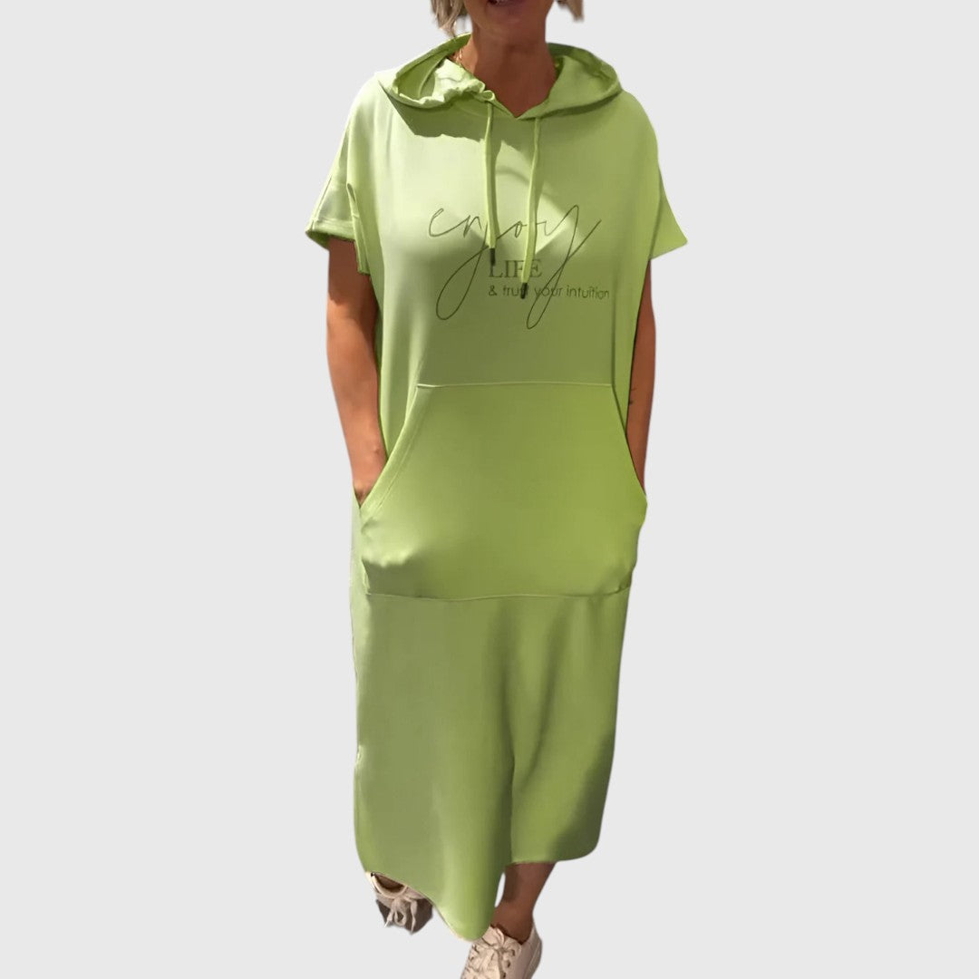 Ione - Casual Hoodie Dress