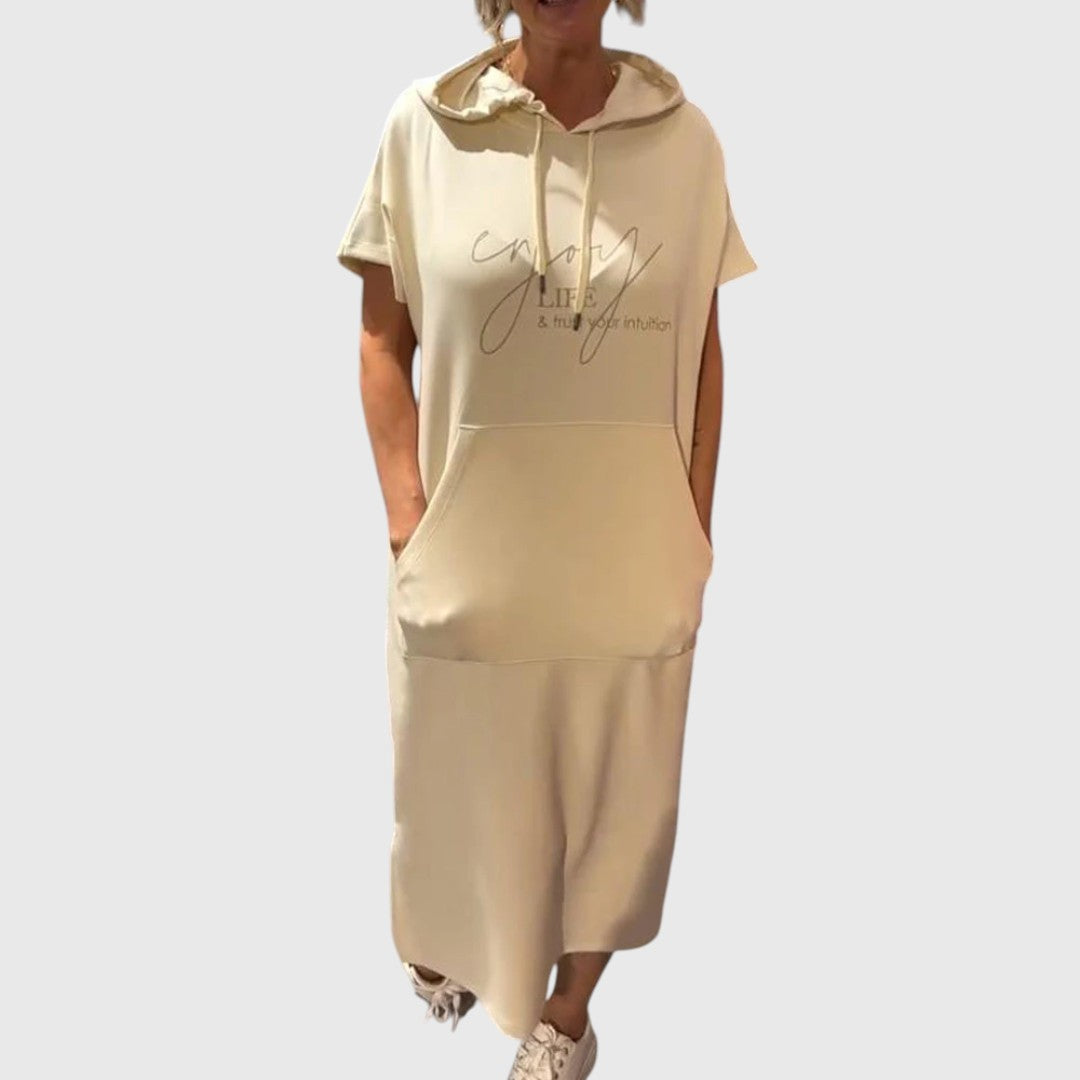 Ione - Casual Hoodie Dress