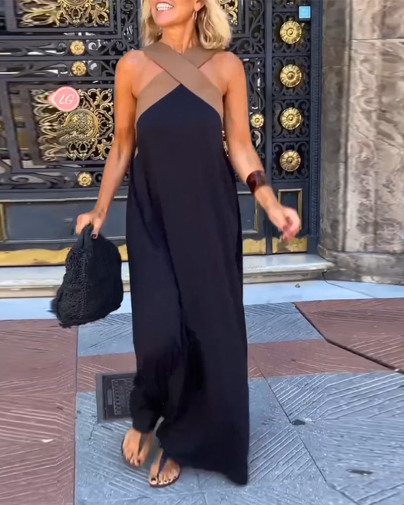 Inoelle - Cross Neck Dress