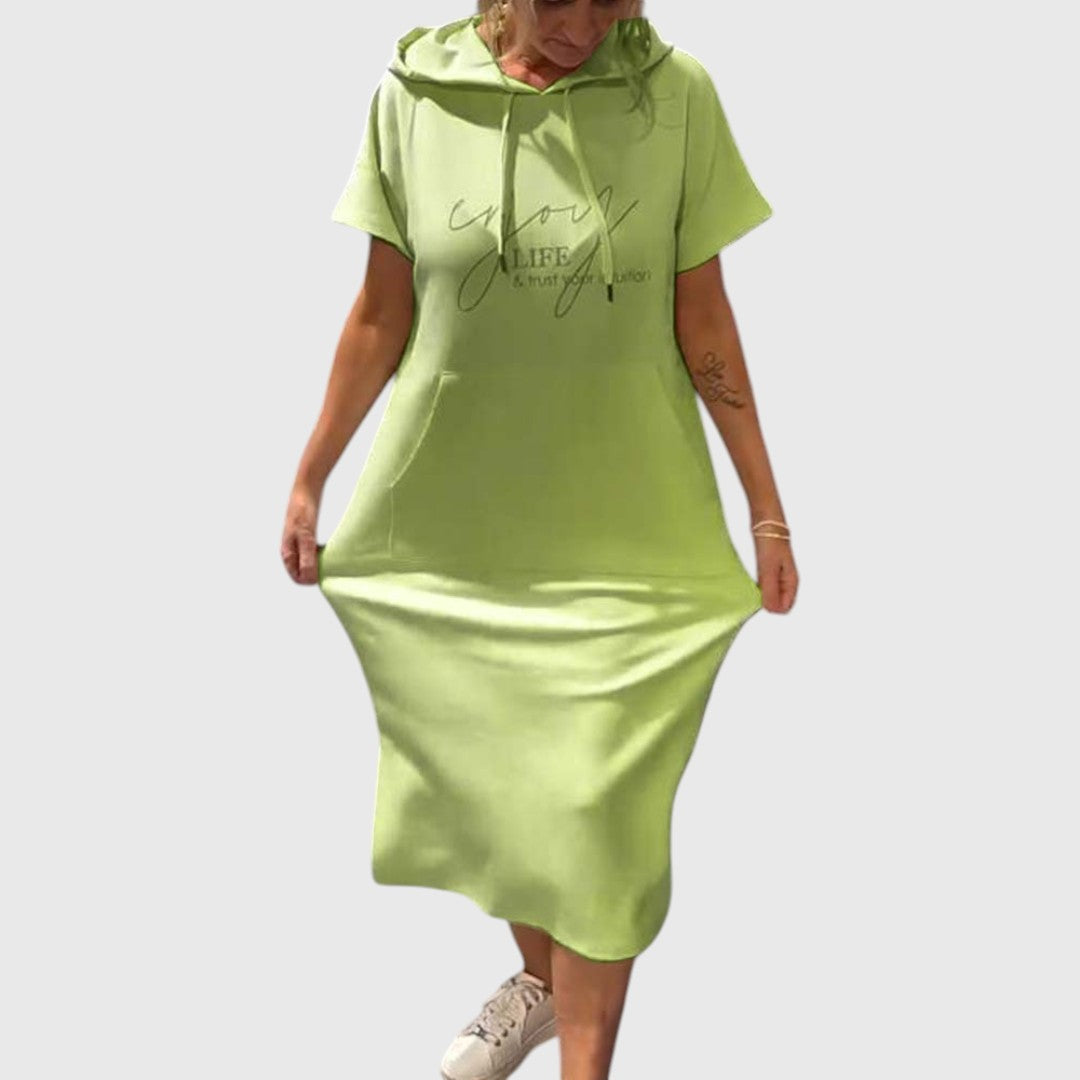 Ione - Casual Hoodie Dress