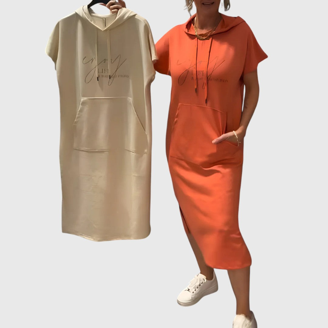 Ione - Casual Hoodie Dress
