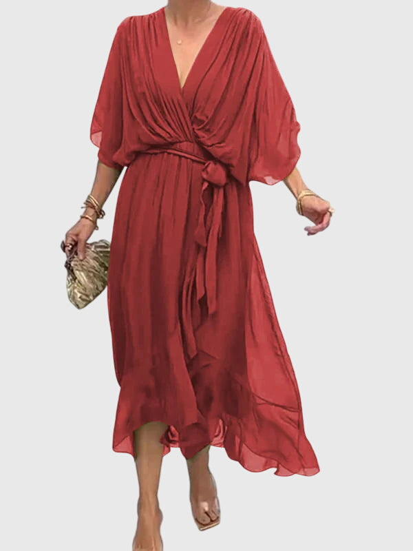 Clymene - Elegant Chiffon Dress