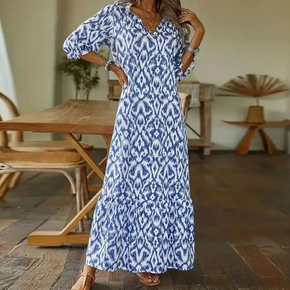 Chioneona - Women's V-neck summer dress