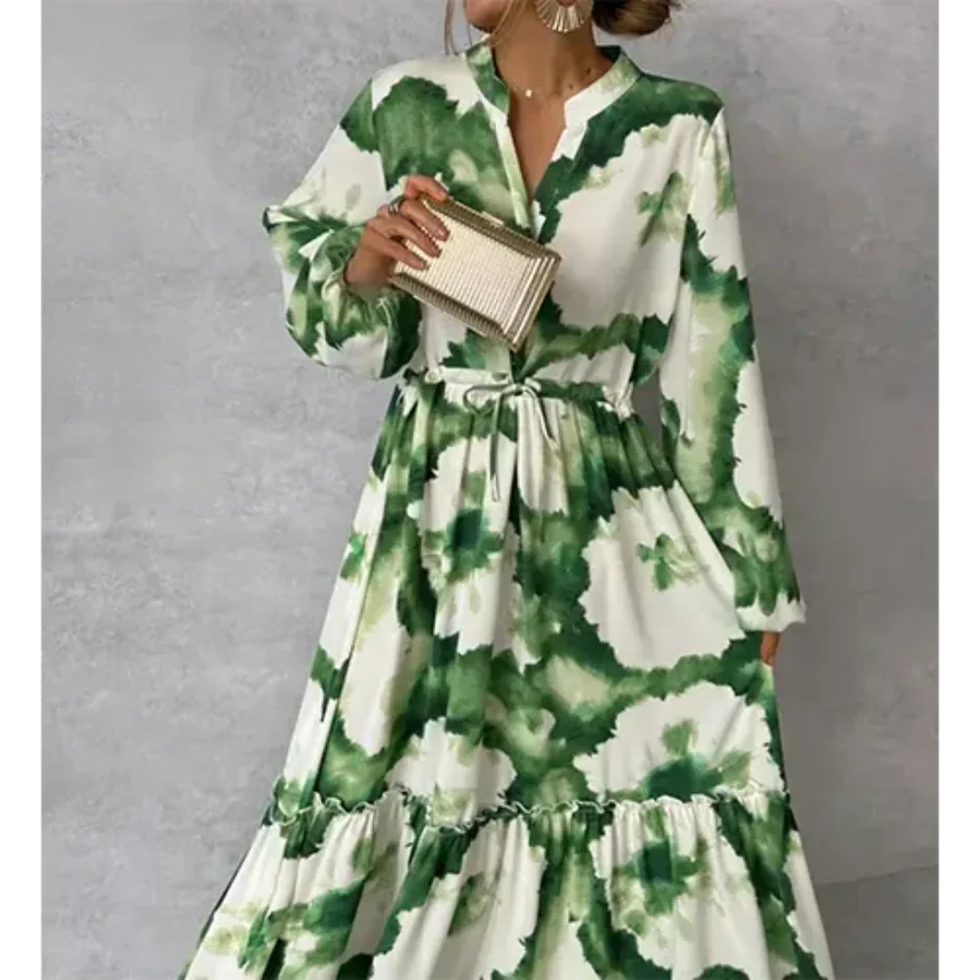 Philomelaessa - Ladies Elegant Flowing Floral Maxi Dress