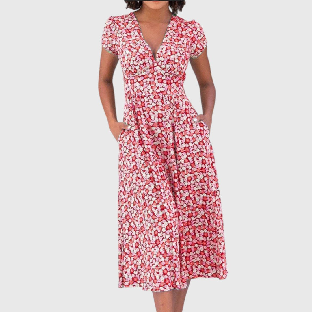Nyxona - Floral Midi Dress