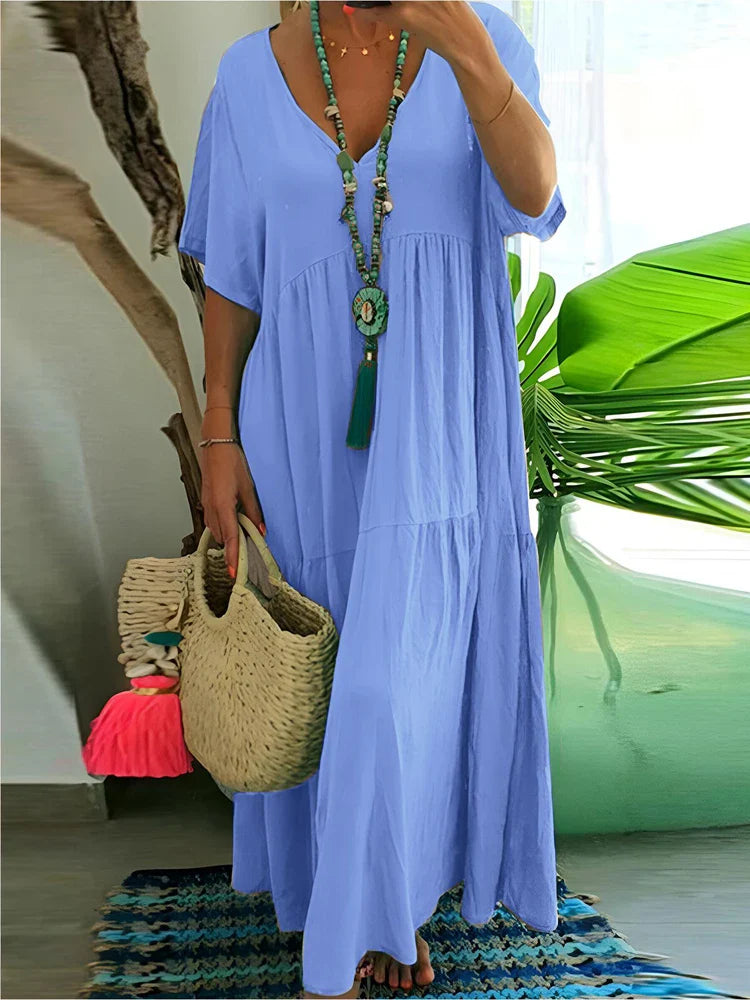 Psycheelle - Elegant Tummy Covering Maxi Dress