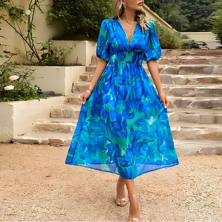 Maera - Trendy floral dress