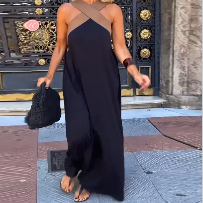Inoelle - Cross Neck Dress