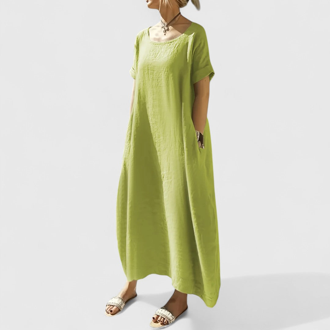 Elektrae - Loose Tummy Covering Dress