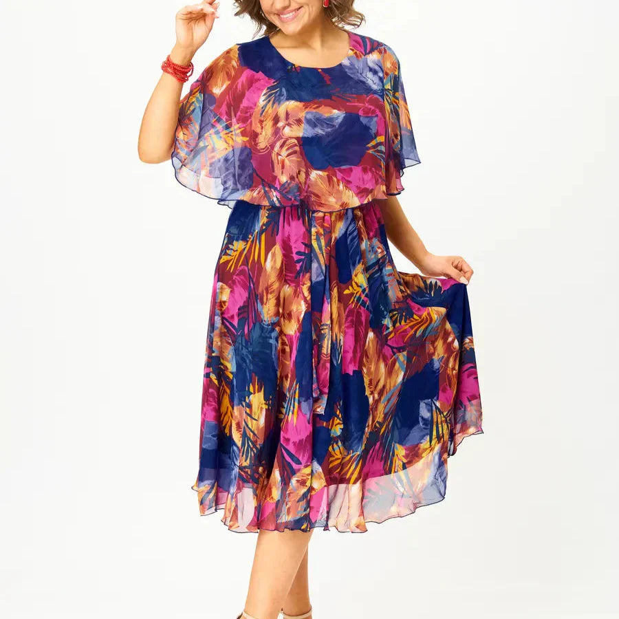 Cassandra - Floral Midi Dress