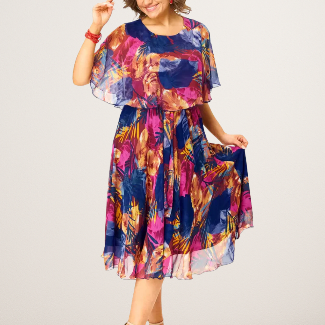 Cassandra - Floral Midi Dress