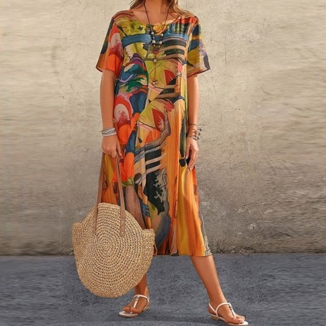 Leucosia - Casual summer dress