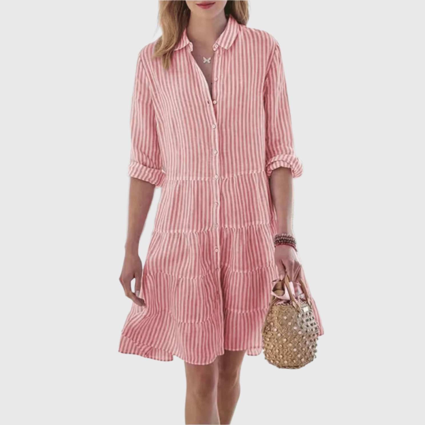 Eosis - Breezy Striped Dress