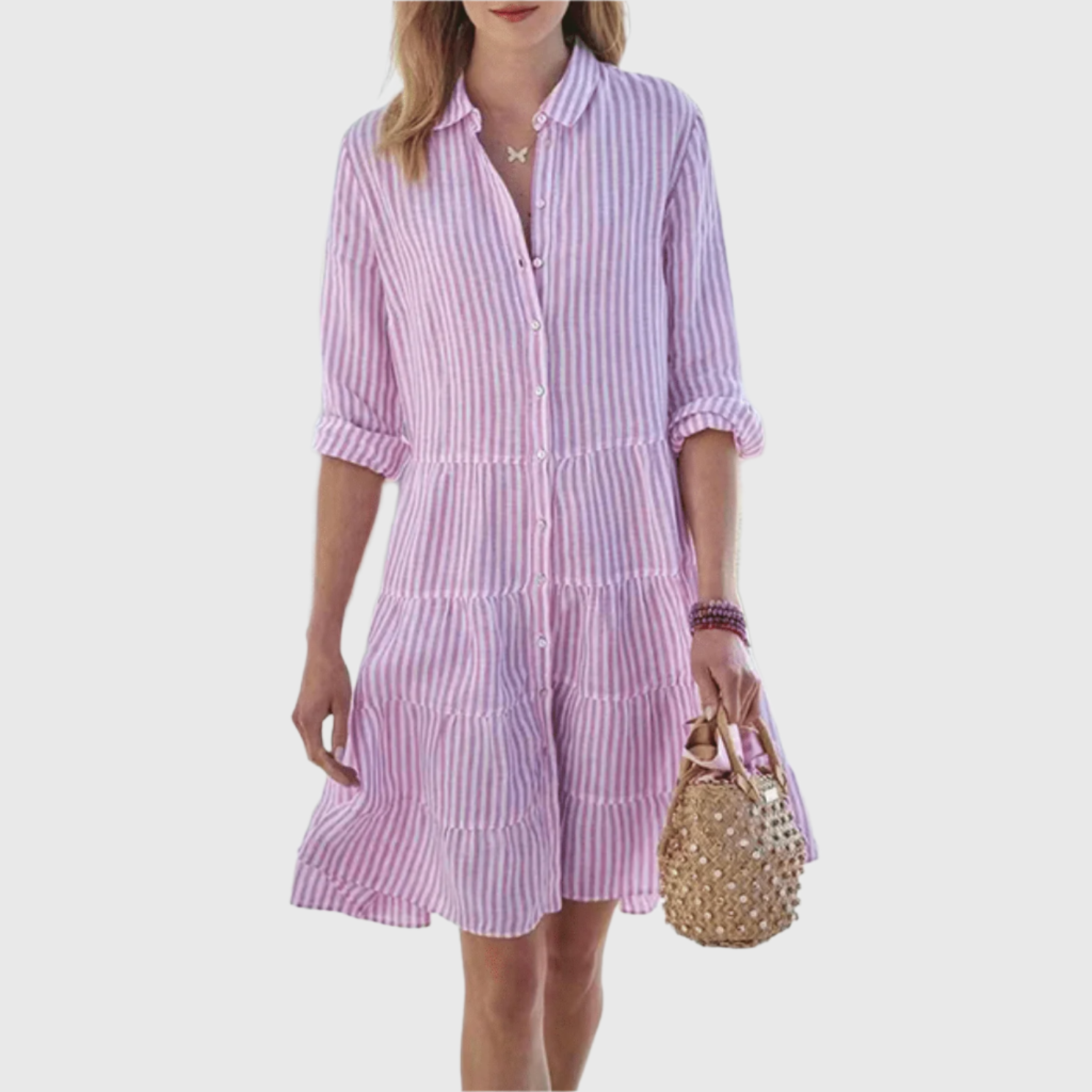 Eosis - Breezy Striped Dress