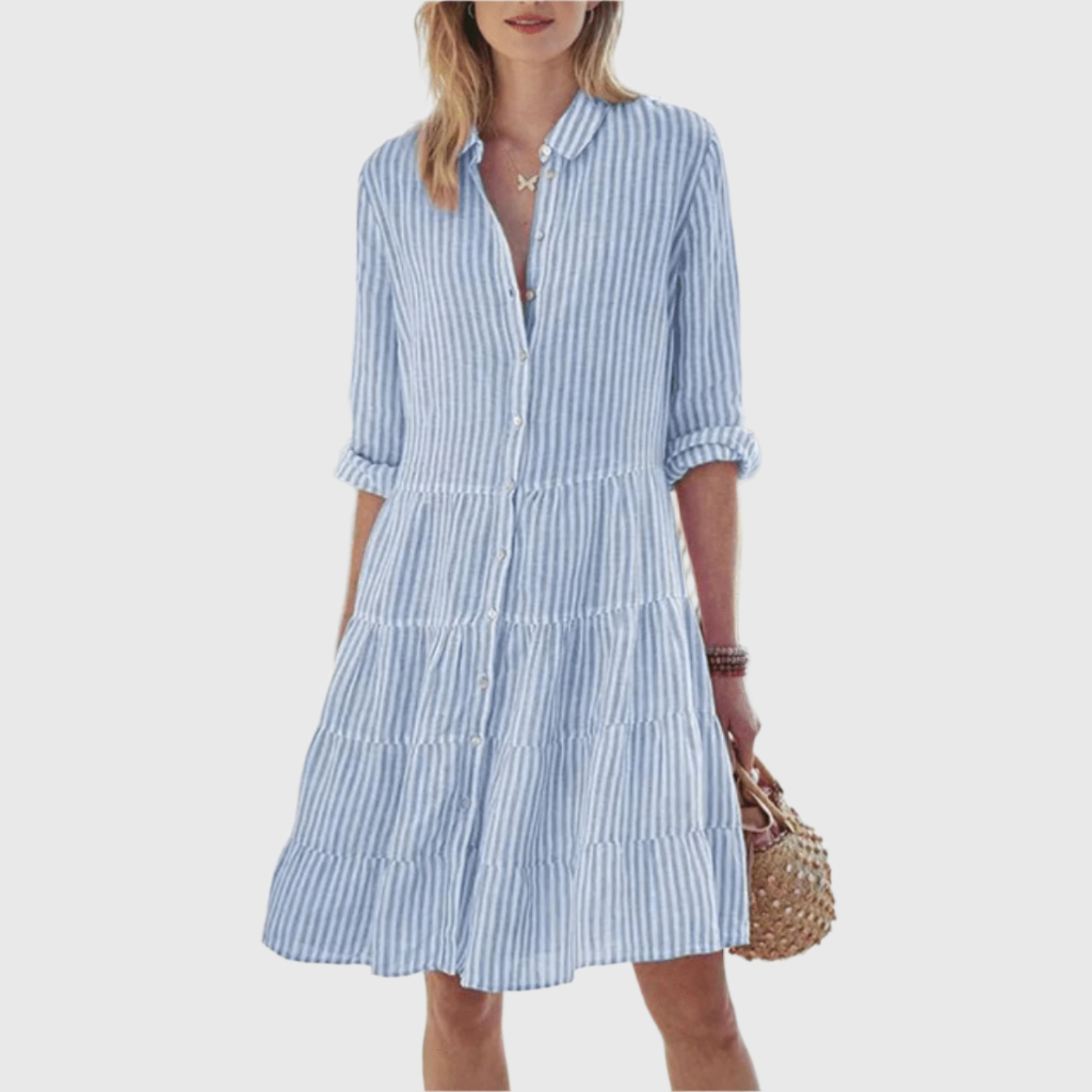 Eosis - Breezy Striped Dress