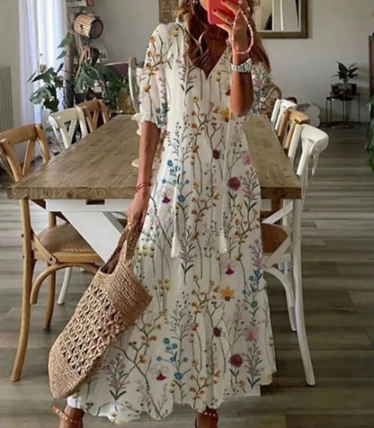 Seleneelle - Boho Midi Dress