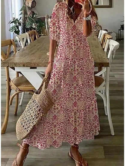 Seleneelle - Boho Midi Dress