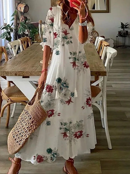 Seleneelle - Boho Midi Dress