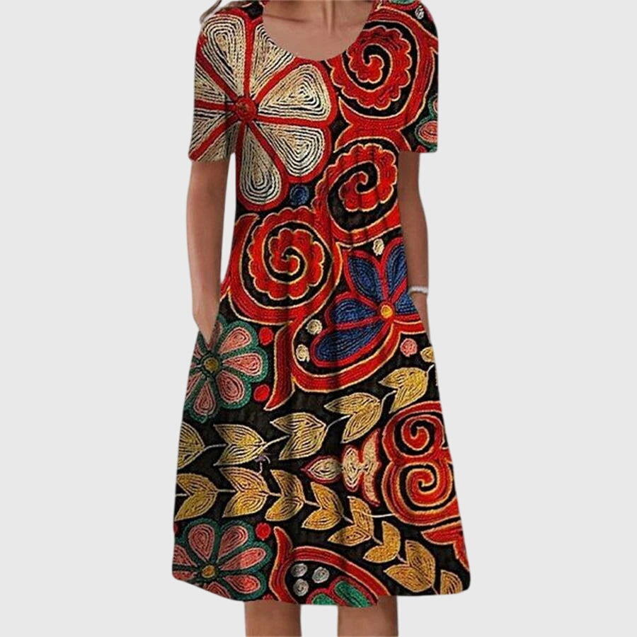 Eupheme - Elegant Tummy Covering Dress