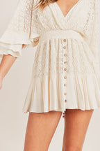 Melpomene - Mini Lace Dress
