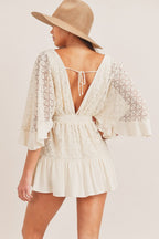Melpomene - Mini Lace Dress