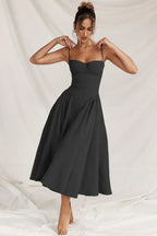 Pandia - Sophisticated sleeveless corset dress