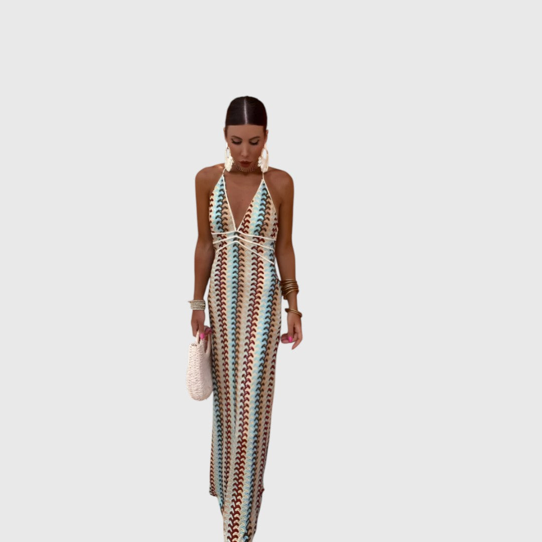 Evadnea - Boho Elegance Maxi Dress