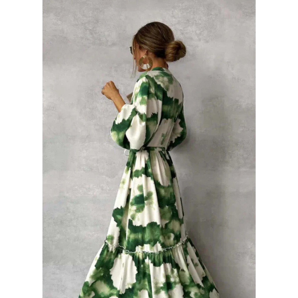Philomelaessa - Ladies Elegant Flowing Floral Maxi Dress