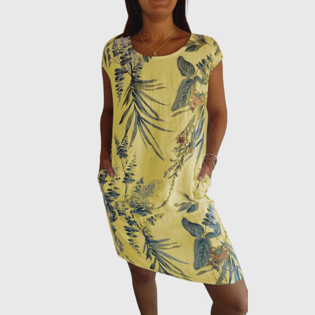 Aglaia - Leaf Print Dress