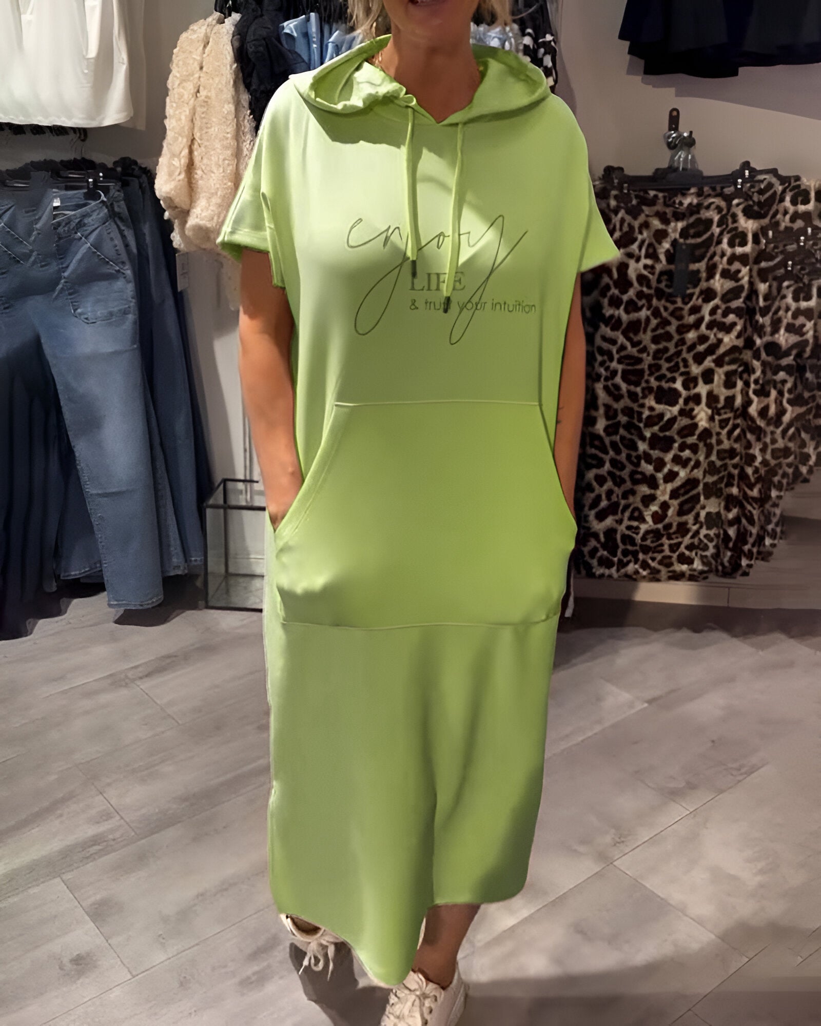 Penelope - Casual Hoodie Dress