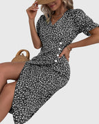 Myrrha - Fresh Bloom V-Neck Dress