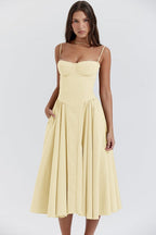 Pandia - Sophisticated sleeveless corset dress