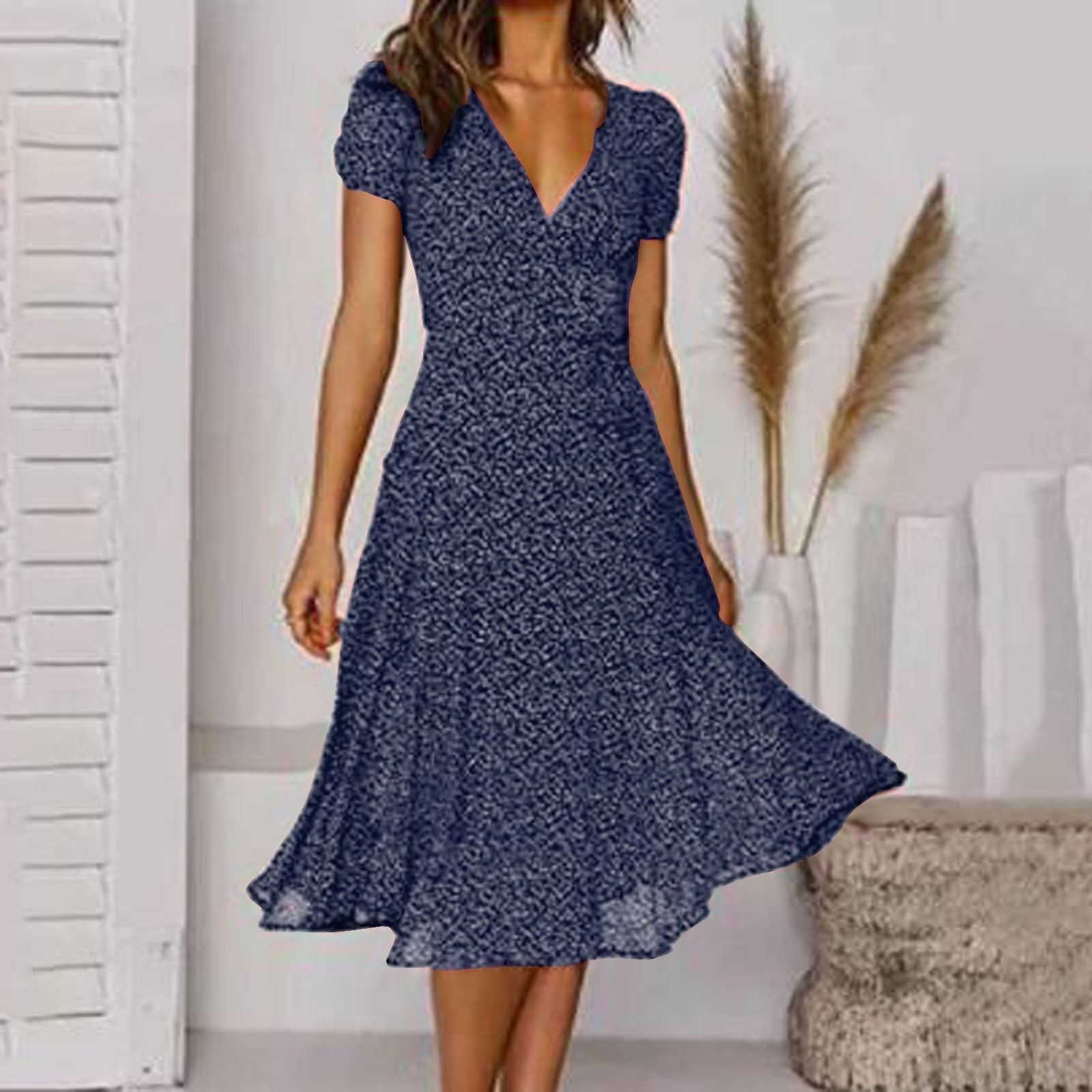 Amphitrite - V-neck summer dress