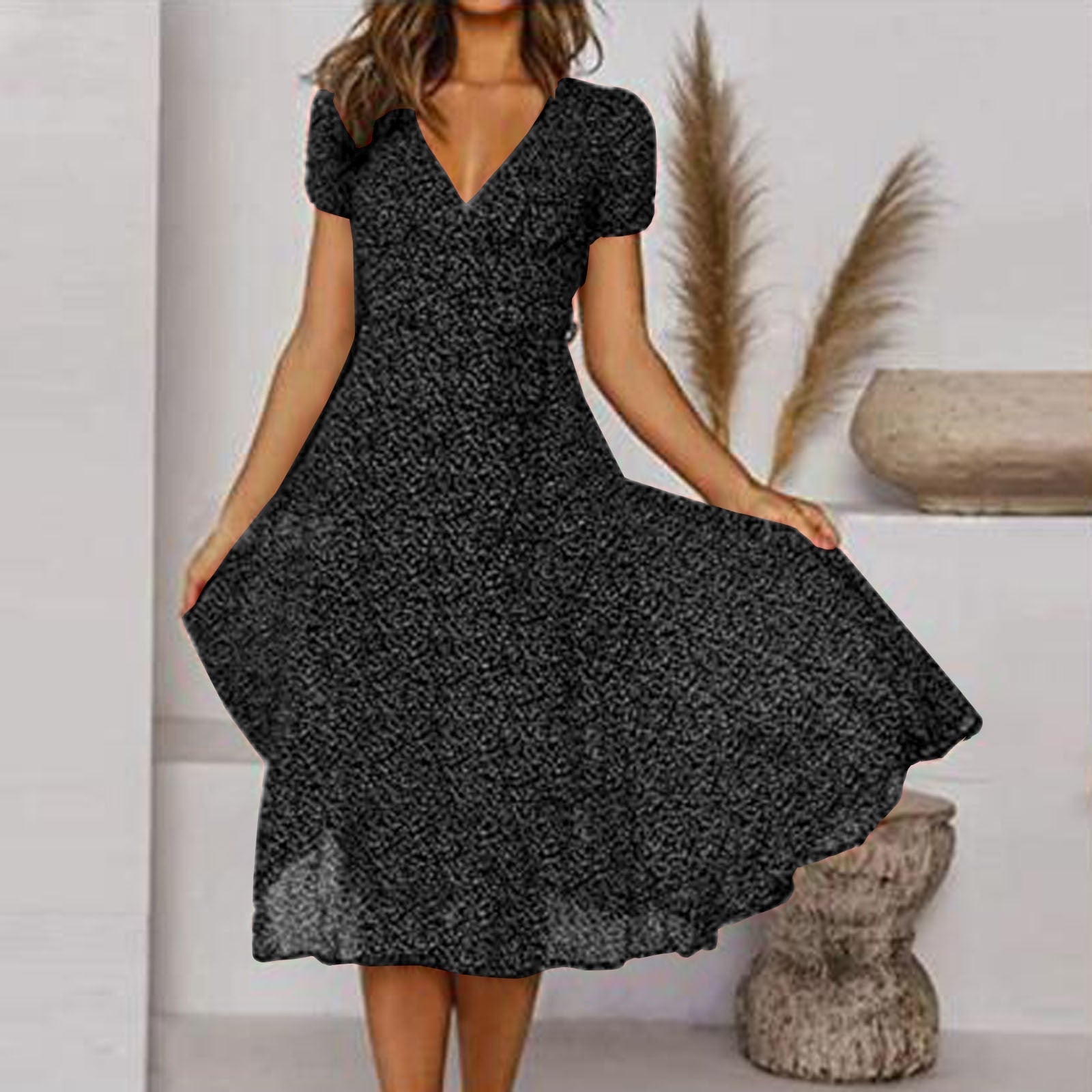 Amphitrite - V-neck summer dress