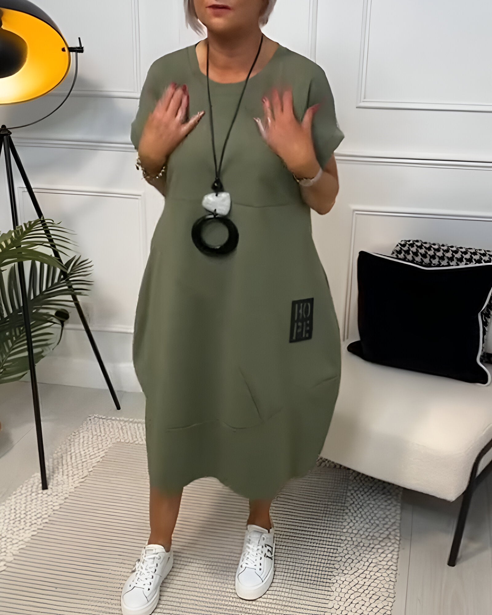 Evadne - Elegant and Comfortable Dress