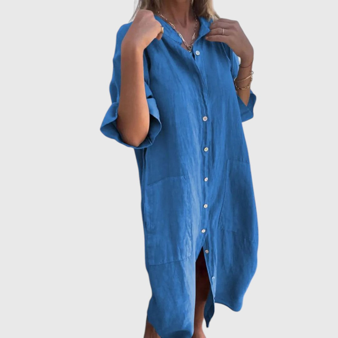Phoebeaia - Graceful Shirt Dress