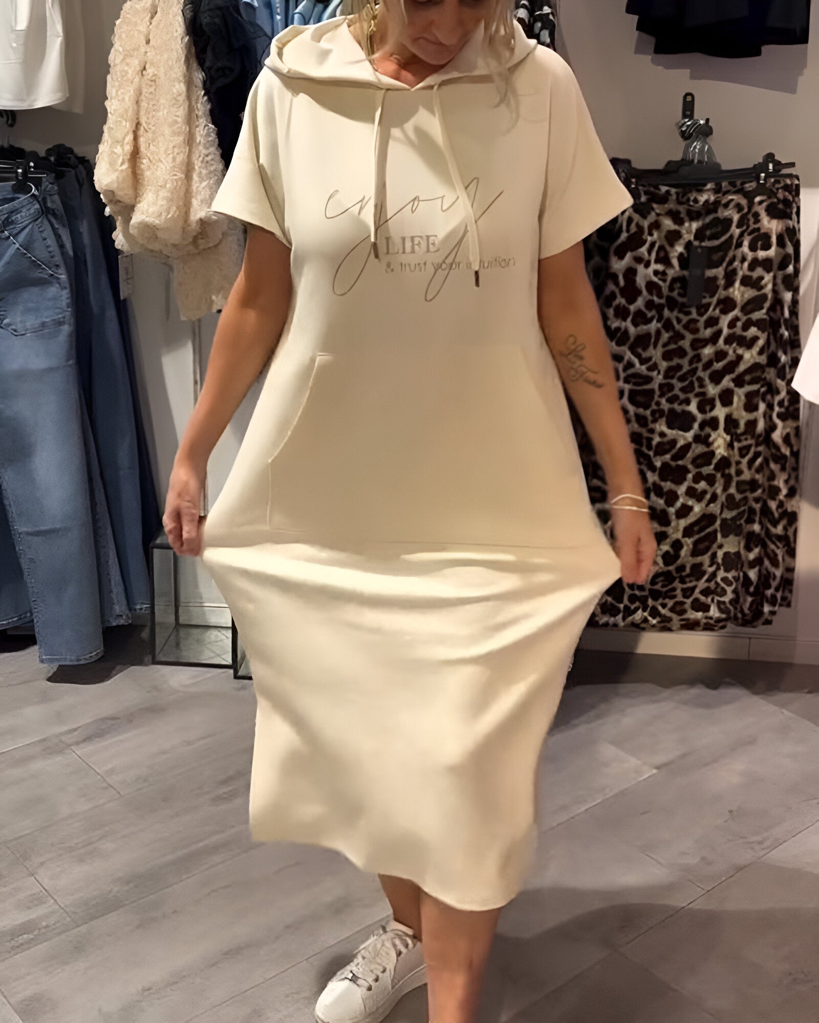 Penelope - Casual Hoodie Dress