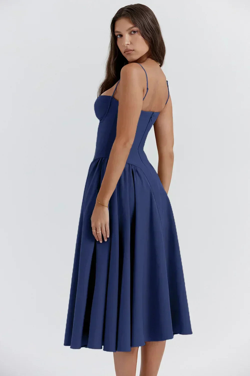 Pandia - Sophisticated sleeveless corset dress