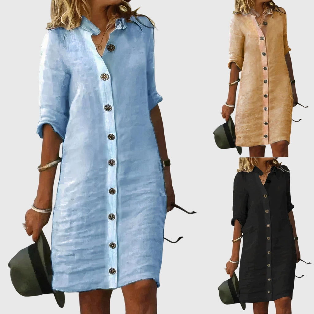 Dysis - Stylish button dress